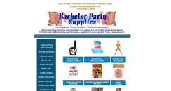 Desktop Screenshot of buybachelorpartysupplies.com